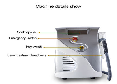 Anma Gücü 500 Watt Q - Güzellik Salonu için Nd Yag Lazer Makinesi Anahtarı