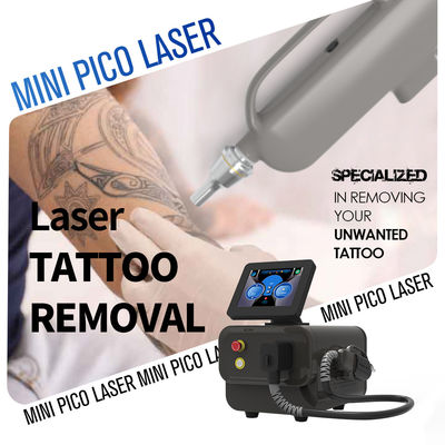 Taşınabilir Dövme Kaldırma Makinesi Q Switch ND YAG Lazer Mini Pico