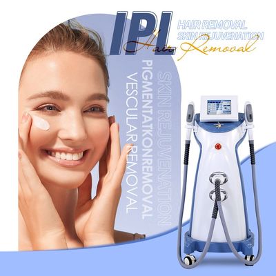 2 In1 IPL Hir Kaldırma Makinesi E Light SHR İsteğe bağlı 3500W IPL Zirve Gücü
