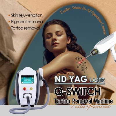 Q Switch ND YAG Lazer Dövme Kaldırma Cihazı 3 Tür Karbon Peeling
