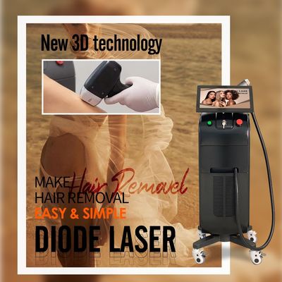 Geleneksel 808 Diyot Lazer Saç Kaldırma 3 Dalga 755nm 808nm 1064nm
